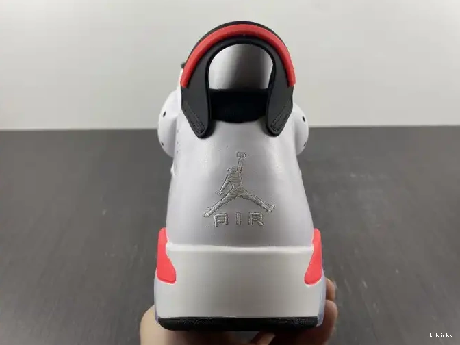 Rep TBK 384664-123 (2014) Infrared White Retro Jordan 6 0519